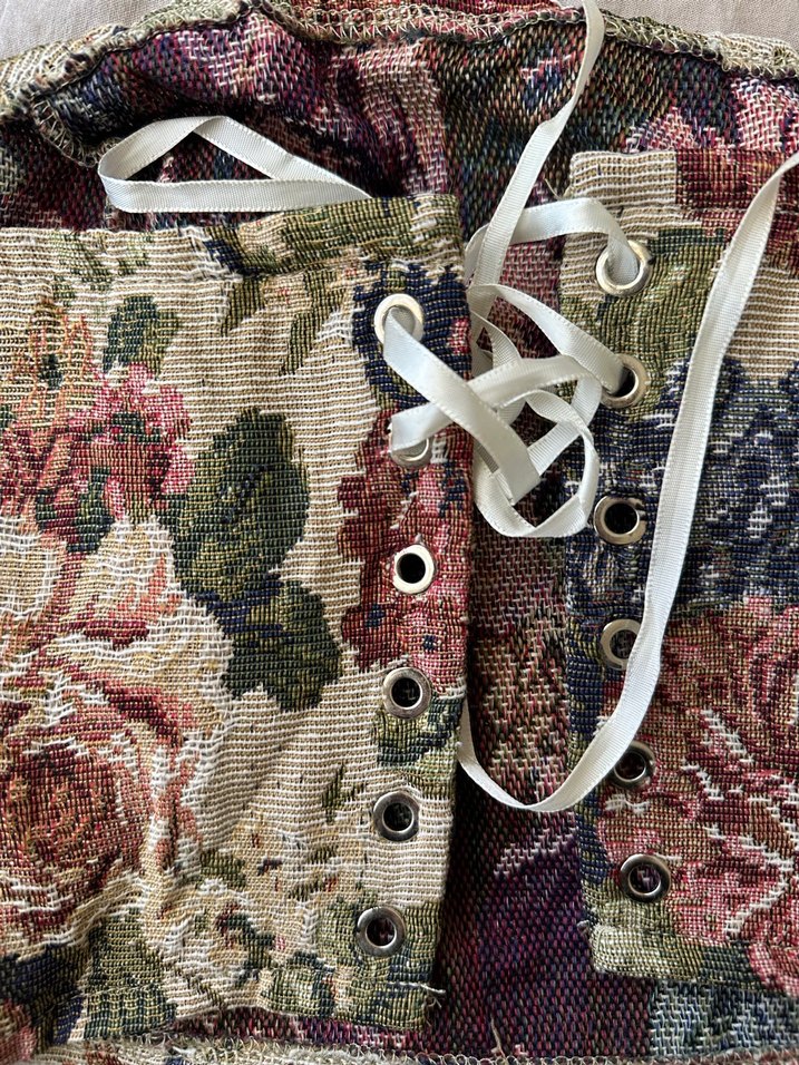 Çiçek Desenli Çok Renkli korse - Görsel 3