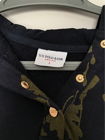 U.S Polo Assn. Lacivert haki desenli panço
