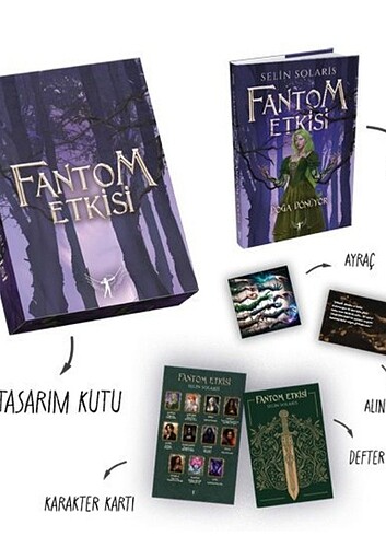 Fantom etkisi kutulu imzalı set