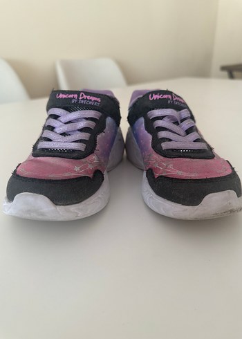 Kız Çocuk Mor Bağcıklı Sneaker Skechers