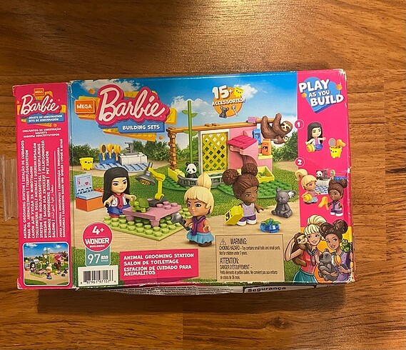 Mattel mega construx barbie pet kuaförü
