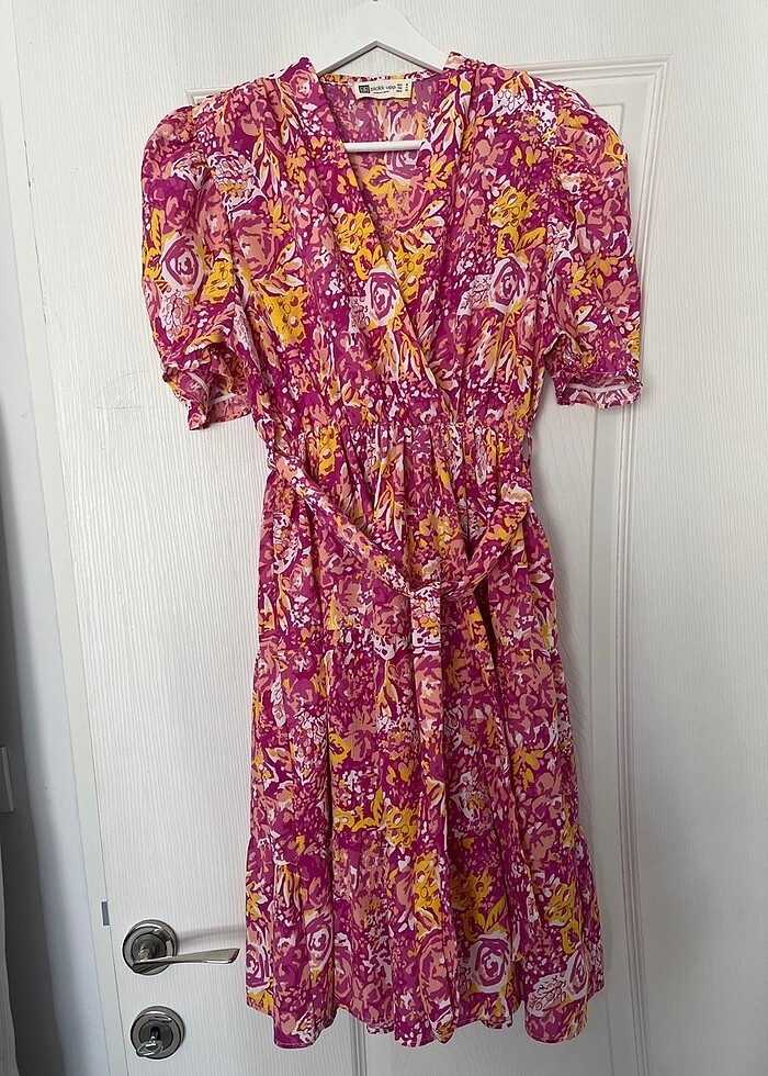 Pembe elbise - Görsel 3