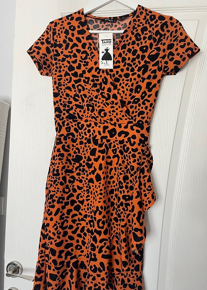 Leopar elbise - Görsel 2