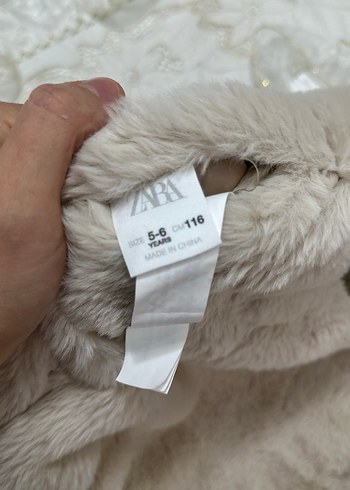 Orjinal zara kız çocuk çift taraflı giyilebilir yelek - Görsel 3