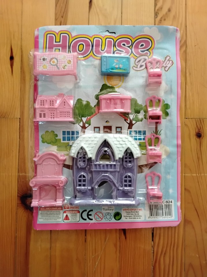 Renkli Plastik Oyuncak Mobilya Seti - Görsel 2