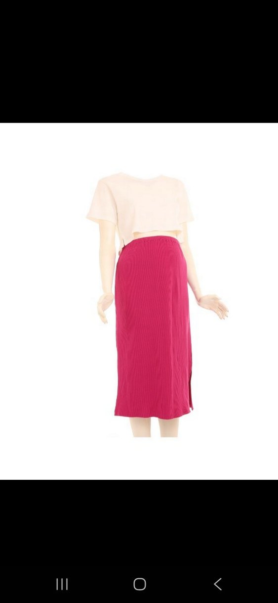 Beyaz Kadın Kısa Uzun Kollu Pamuklu Kazak - Görsel 2