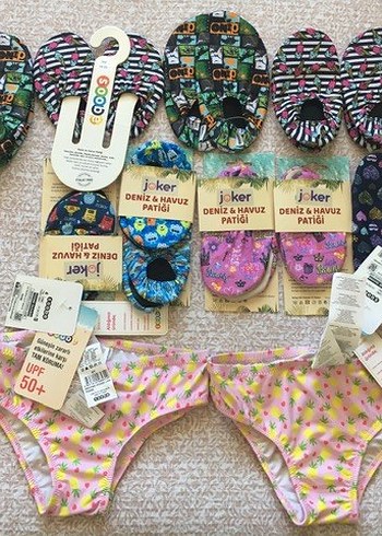 Çocuklar için Renkli Deniz ve Havuz Patikleri - Görsel 2