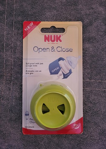 NUK Yeşil Aç-Kapa Kapak
