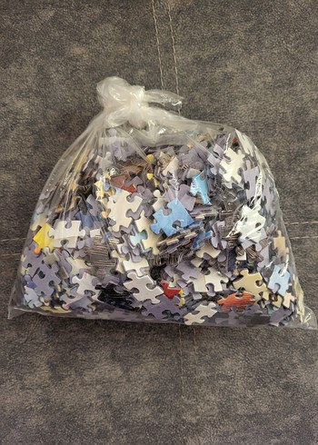 Çok Renkli Puzzle Parçaları