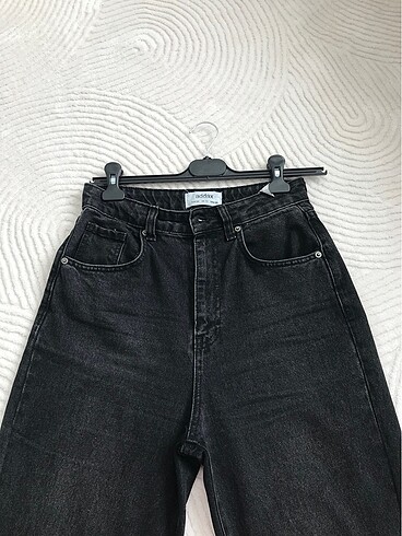 38 Beden gri Renk Mom jean