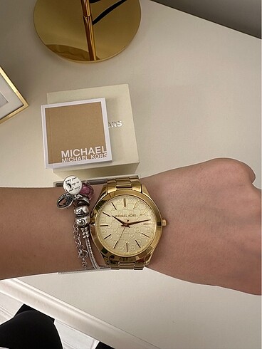  Beden altın Renk Michael Kors kadın kol saati