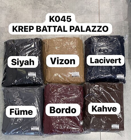 Diğer Krep battal pantolon