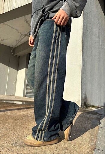 Baggy Jeans Çizgili