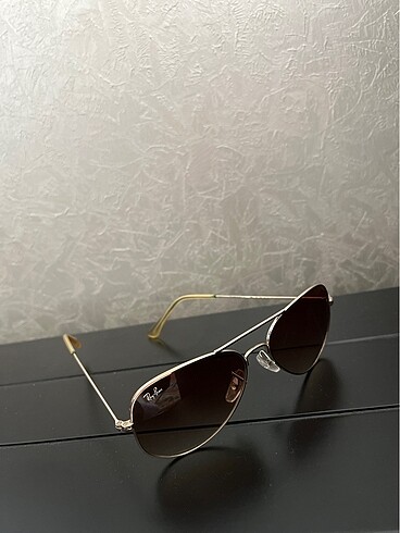 Beden kahverengi Renk Rayban damla güneş gözlüğü
