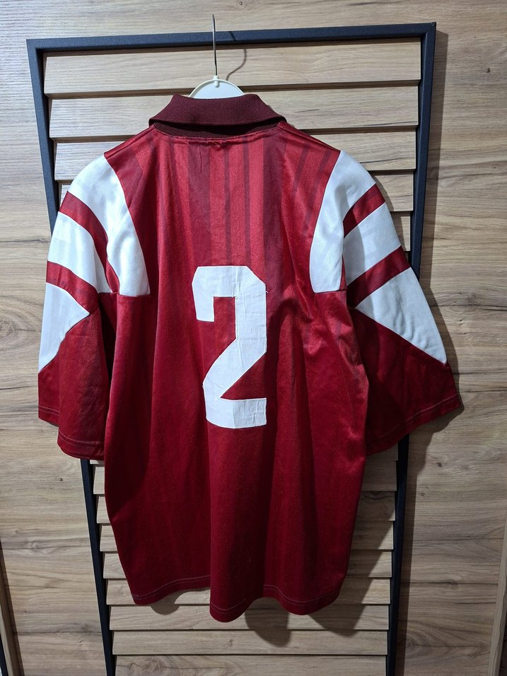 Parlak Bordo wintage maç forması - Görsel 2