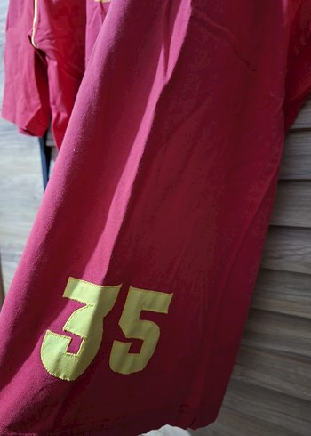 Kırmızı Göztepe antrenman üstü wintage orjinal - Görsel 3