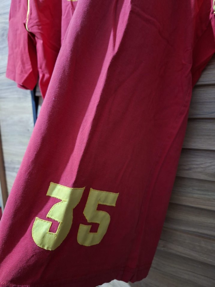 Kırmızı Göztepe antrenman üstü wintage orjinal - Görsel 3