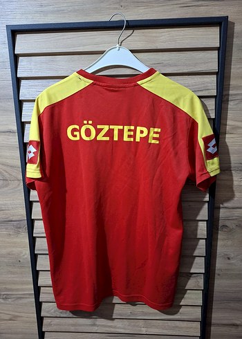 Kırmızı Sarı Erkek Spor Tişört Göztepe antrenman üstü - Görsel 2