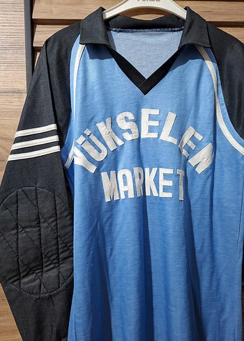 Mavi Gri wintage kaleci maç forması - Görsel 3