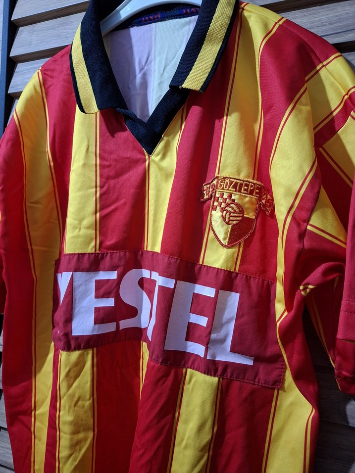 Sarı Kırmızı Göztepe taraftar forması - Görsel 2