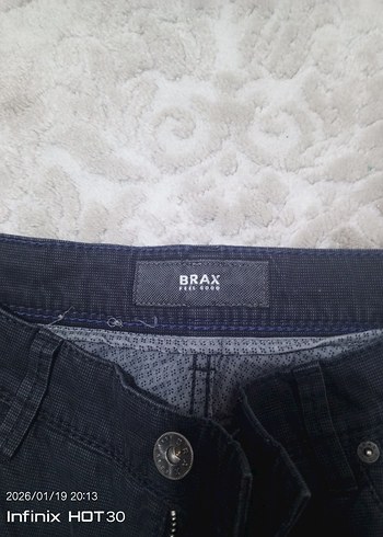 Gri Baskılı Fermuarlı Erkek Dar Kesim Kot - Görsel 4