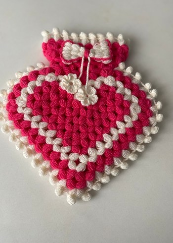 Pembe Kalp Şekilli Banyo kese lifi - Görsel 2