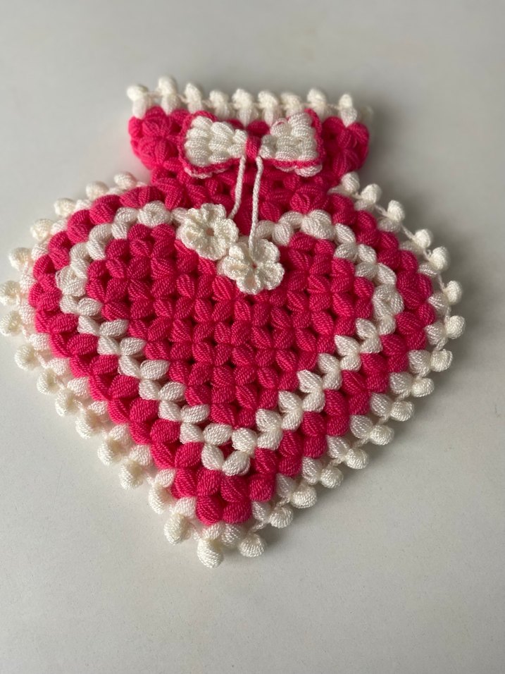 Pembe Kalp Şekilli Banyo kese lifi - Görsel 2