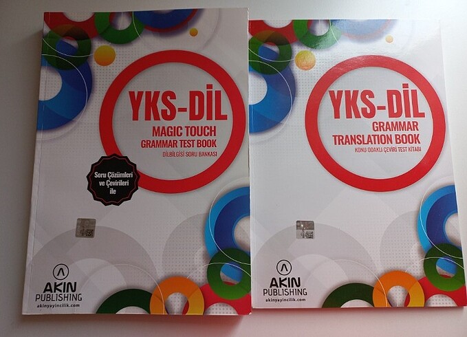 YKS-DİL Magic Touch ve Grammar Translation Book Akın Publishing 