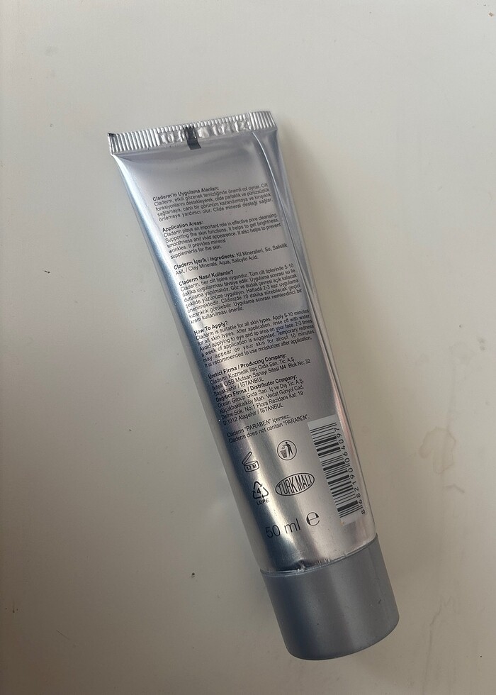 Claderm kil maskesi 50 ml - Görsel 3