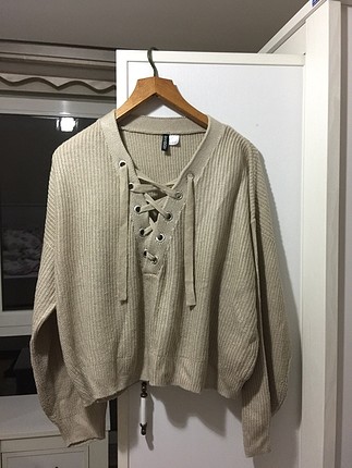 H&M BEJ RENGİ KAZAK