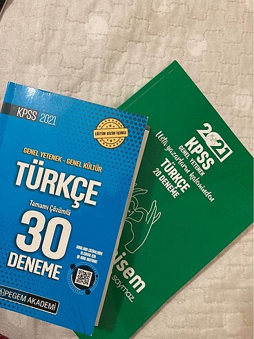 Türkçe Branş denemesi pegem 30 lu ve isem 20 li