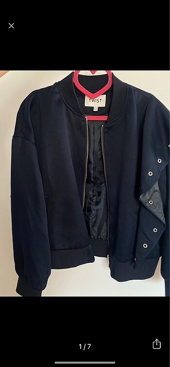 Twist bomber ceket