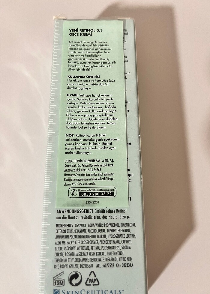 Skin ceuticals Retinol krem - Görsel 4