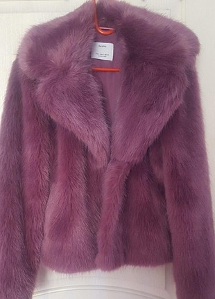 BERSHKA KATLI YAKA KÜRK