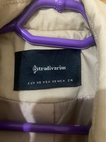 xs Beden camel Renk Stradivarius Trençkot