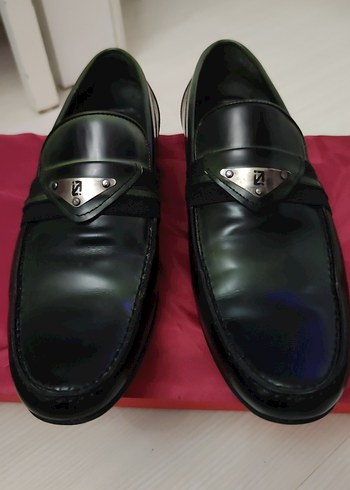 Klasik Erkek Yeşil Tokalı Ayakkabı - Görsel 3