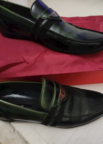 Klasik Erkek Yeşil Tokalı Ayakkabı - Görsel 7