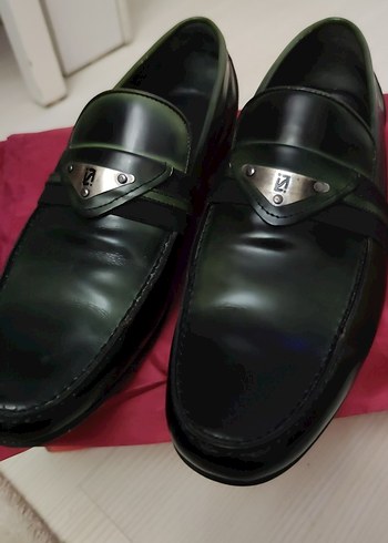 Klasik Erkek Yeşil Tokalı Ayakkabı - Görsel 8