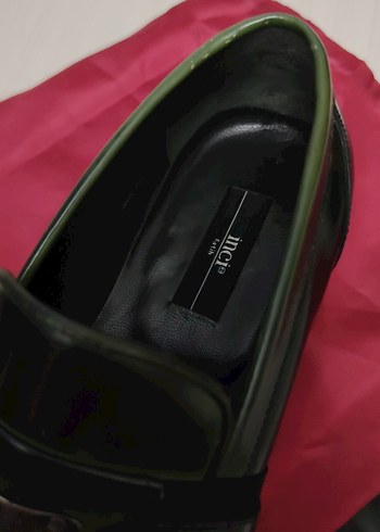 Klasik Erkek Yeşil Tokalı Ayakkabı - Görsel 6