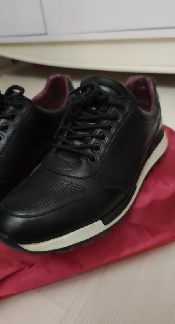 Siyah Bağcıklı Erkek Spor Ayakkabı - Görsel 3