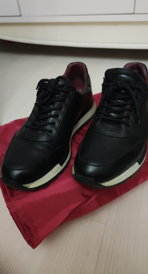 Siyah Bağcıklı Erkek Spor Ayakkabı - Görsel 2