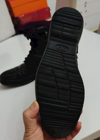 Siyah Buckle Detaylı Gotik Erkek Botları - Görsel 4