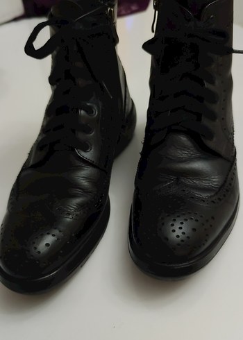 Siyah Buckle Detaylı Gotik Erkek Botları - Görsel 2