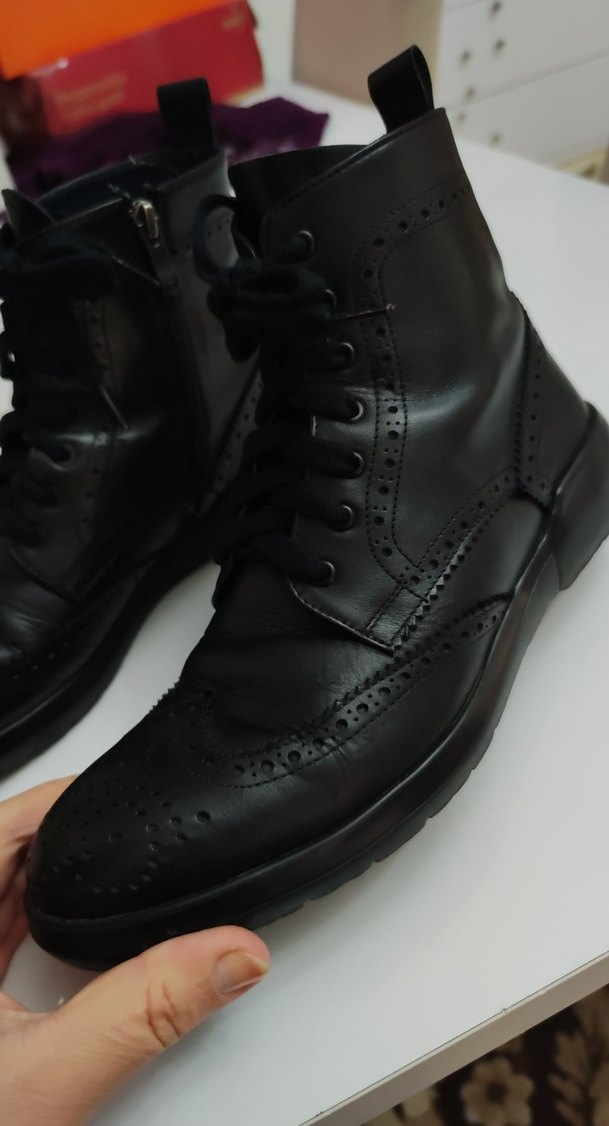 Siyah Buckle Detaylı Gotik Erkek Botları - Görsel 3