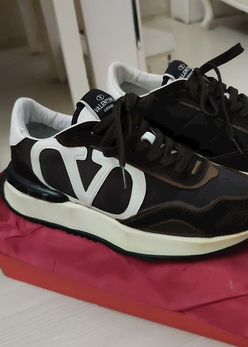 Siyah Baskılı Erkek Spor Ayakkabı Velcro - Görsel 4