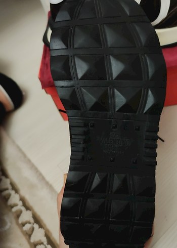 Siyah Baskılı Erkek Spor Ayakkabı Velcro - Görsel 7