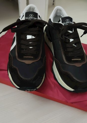 Siyah Baskılı Erkek Spor Ayakkabı Velcro - Görsel 3