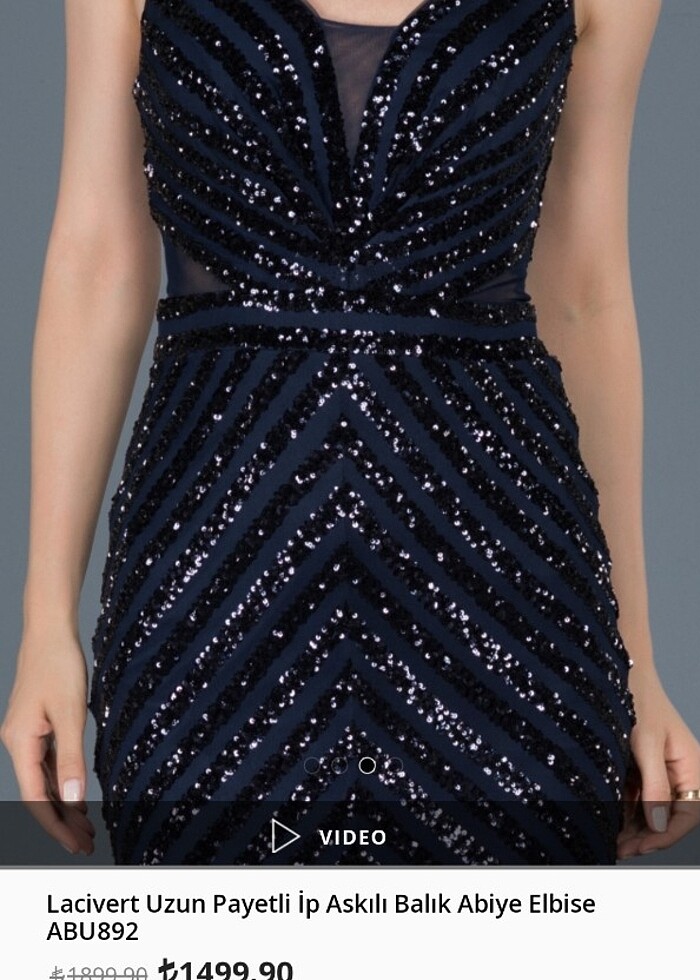 Transparan uzun ve şık abiye - Görsel 4