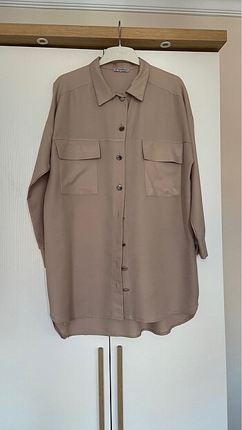 Bej rengi 40 beden tunik