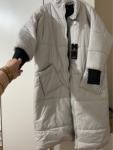 42 beden kapitone mont - Görsel 5